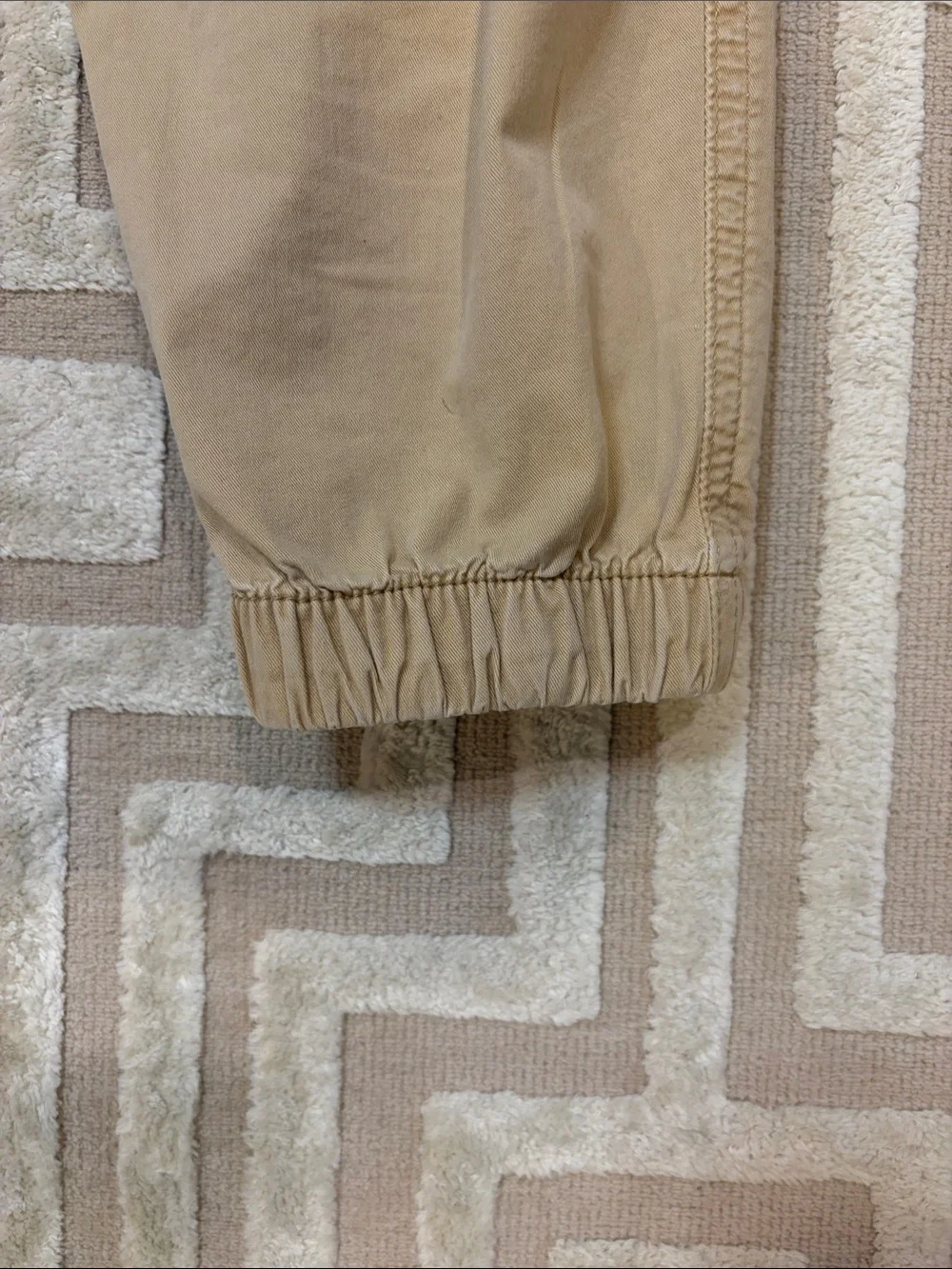 American Eagle Men's Tan Cargo Jogger Pants - Picture 4 of 5